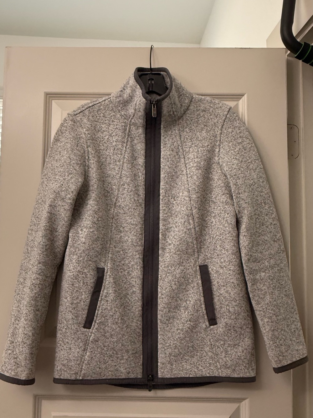 lululemon athletica Women's Heather Gray Zip-Up Jackete